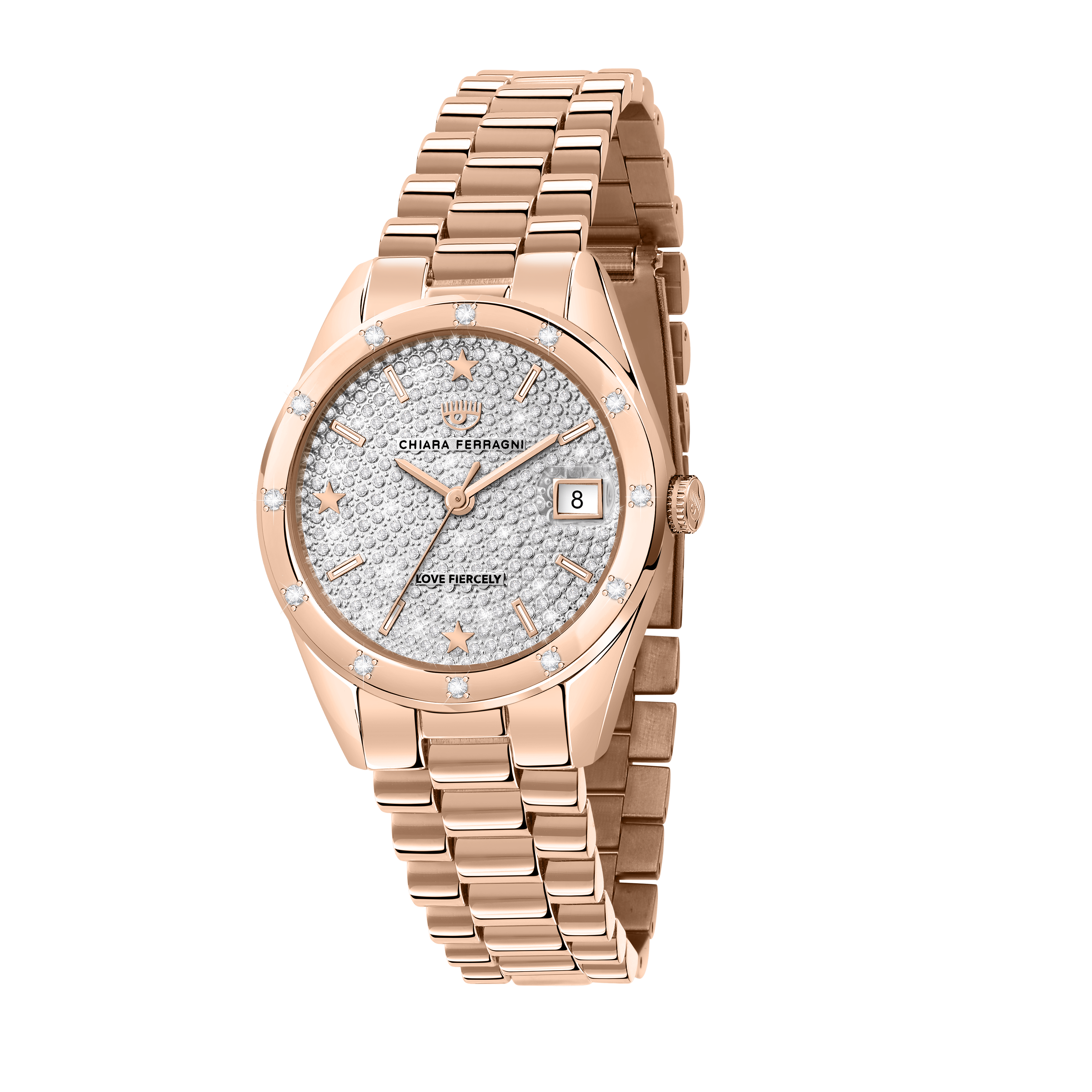 Gold hotsell sparkly watch