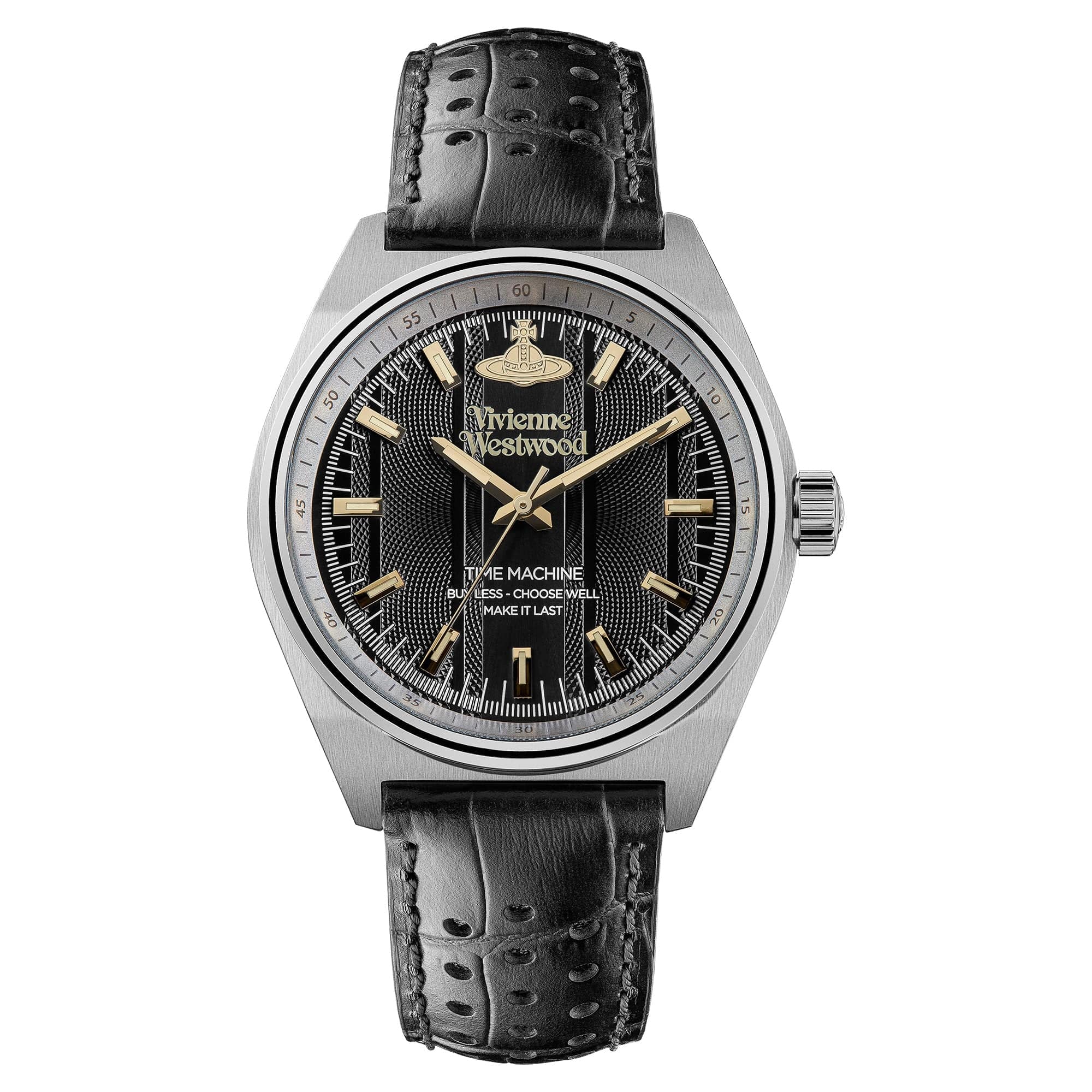 Vivienne westwood black orb on sale watch