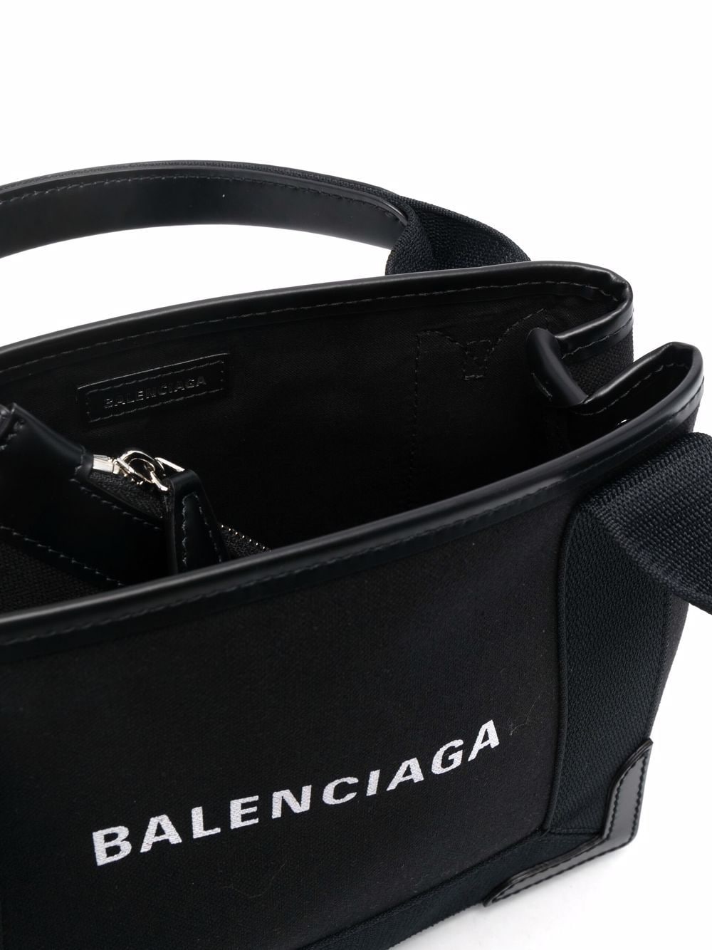 Balenciaga Bags Cotton Tote Black