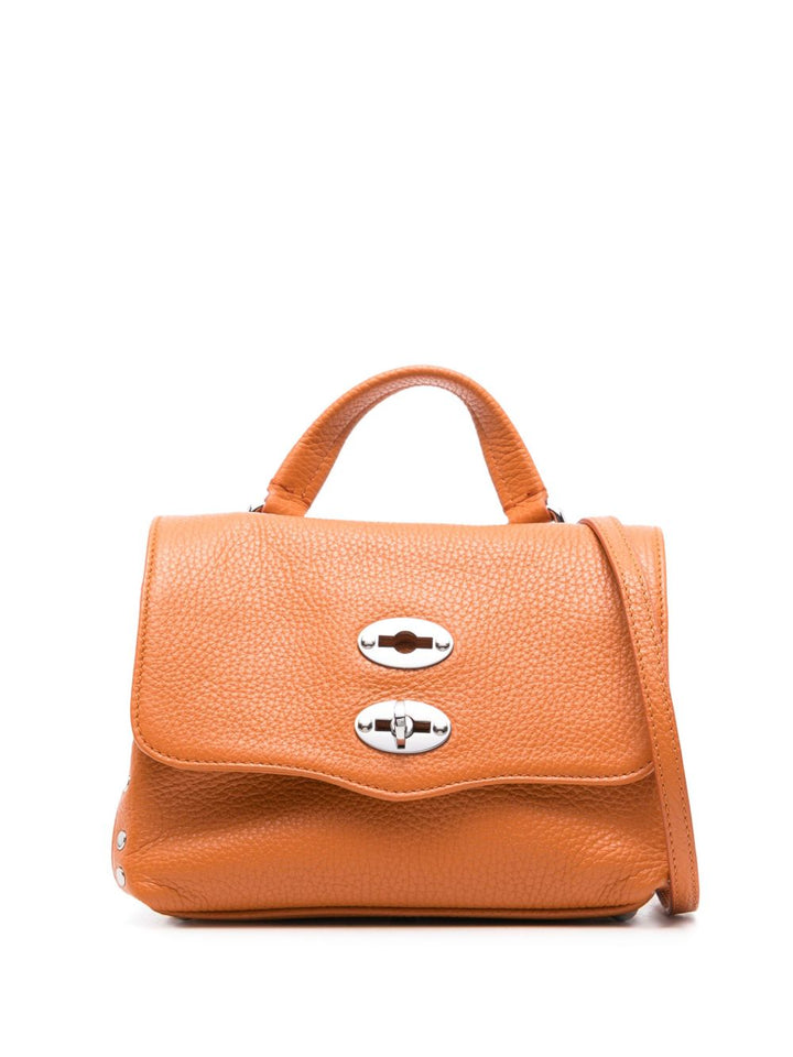 Zanellato Orange Foldover Top Bag