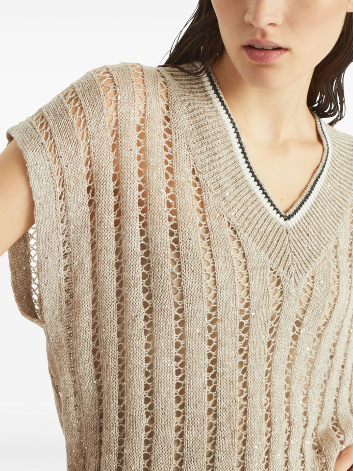 Brunello Cucinelli Sweaters Beige