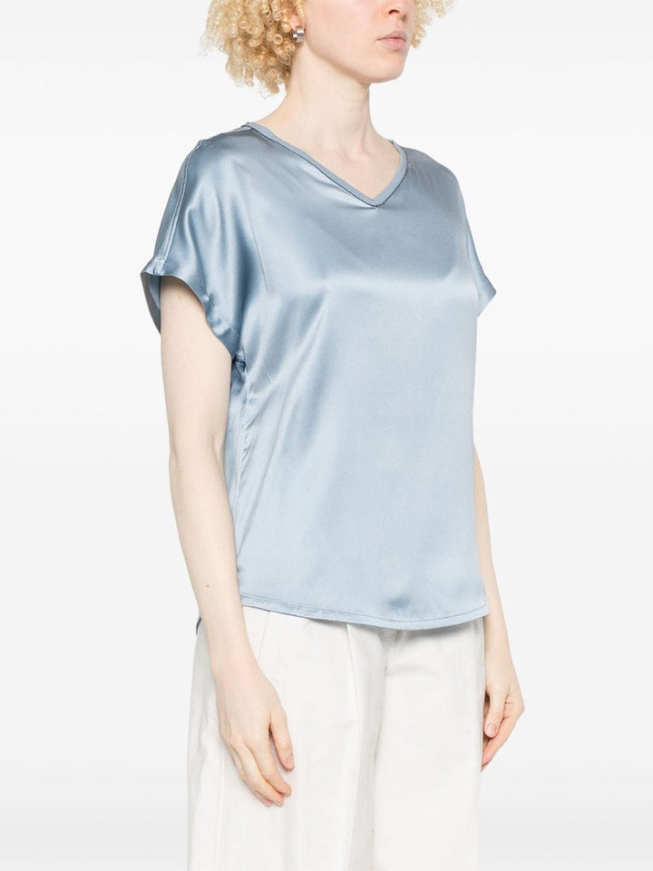 Brunello Cucinelli Top Clear Blue