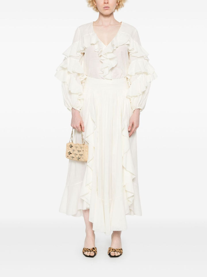 Zimmermann Skirts White