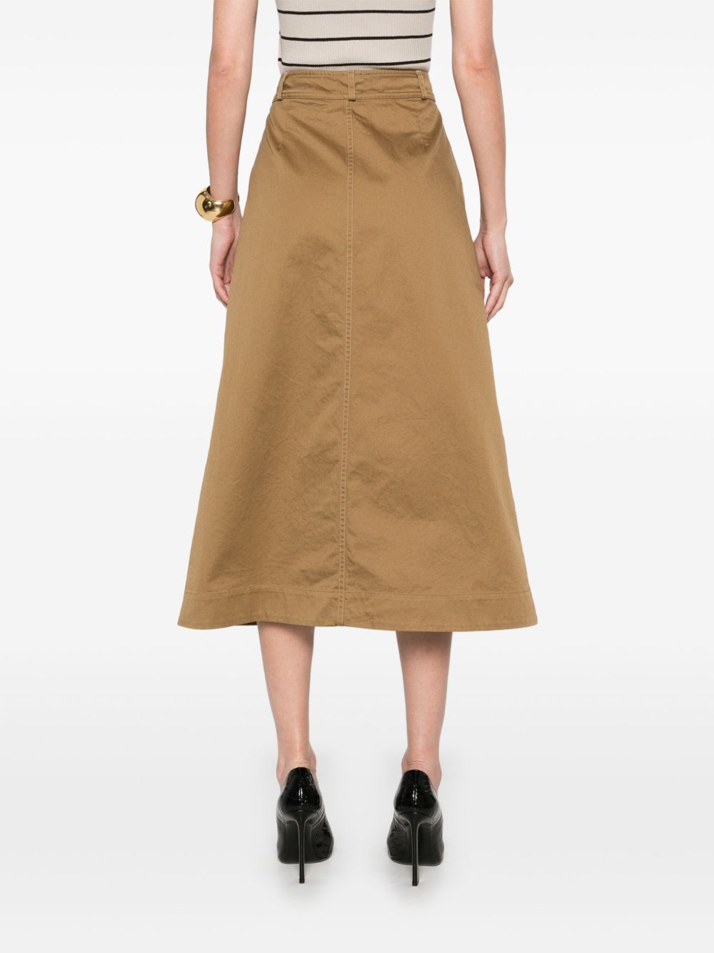 Saint Laurent Skirts Brown