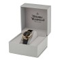 Vivienne Westwood Whitehall Gold 34mm Black Leather Watch