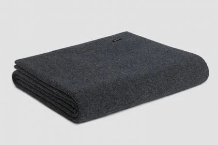 Bemboka Angora & Merino Wool Throws 130x190cm Grey Bemboka Fine Rib Angora & Merino Wool Throw - Pre-Shrunk Brand