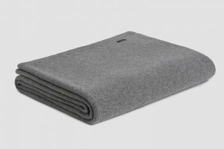 Bemboka Angora & Merino Wool Throws 130x190cm Pale Grey Bemboka Fine Rib Angora & Merino Wool Throw - Pre-Shrunk Brand