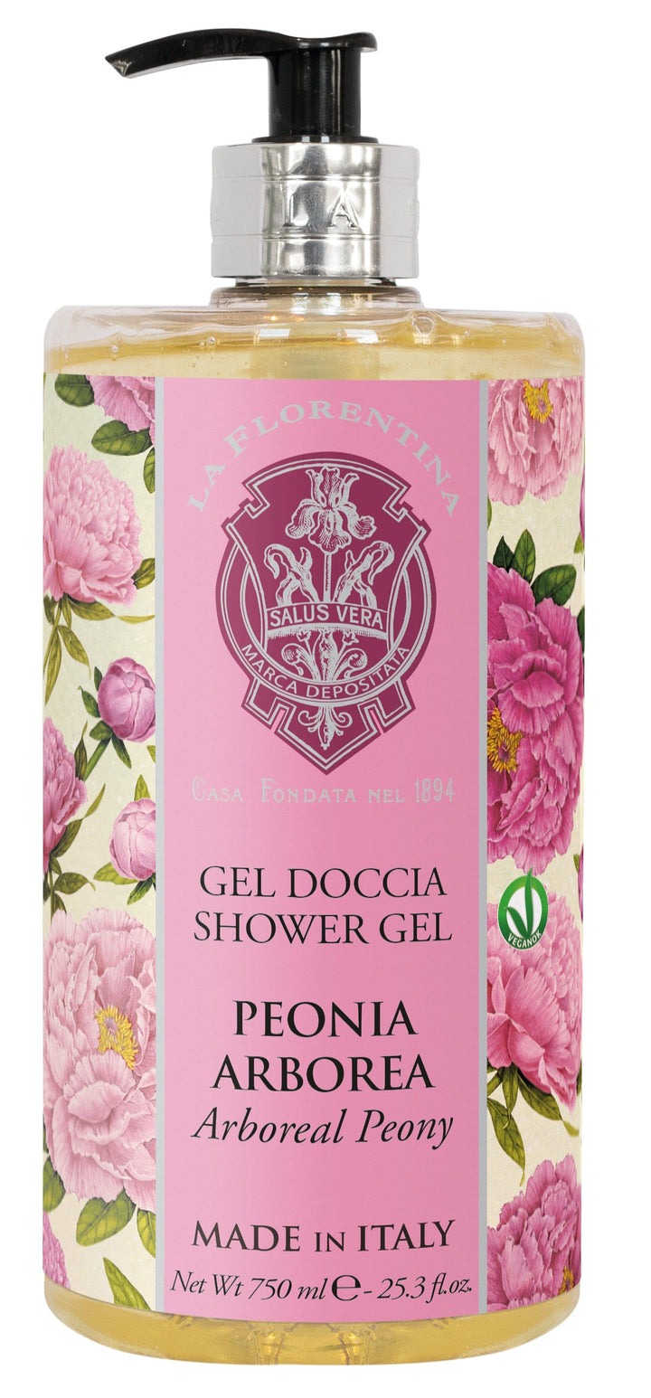 La Florentina Bath Foam & Shower Gel La Florentina Arboreal Peony Shower Gel 750ml Set of 3pcs La Florentina Arboreal Peony Set of 3pcs Shower Gel Bottle Pump 750ml  Brand