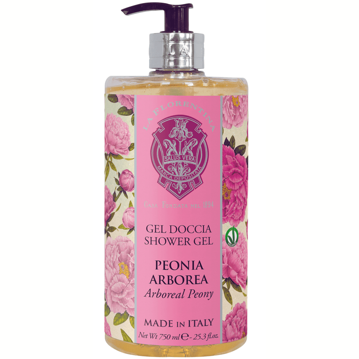 La Florentina Bath Foam & Shower Gel La Florentina Arboreal Peony Shower Gel Bottle Pump 750ml La Florentina Arboreal Peony Shower Gel Bottle Pumb 750ml Brand