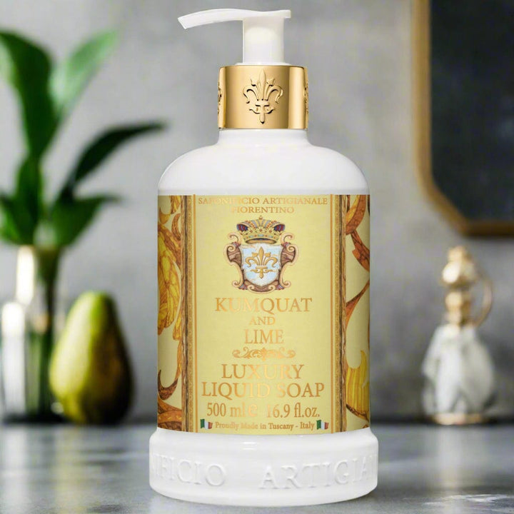 Saponificio Artigianale Fiorentino Body and Hand Wash Bundles Kumquat and Lime Hand Wash Kumquat and Lime Hand Wash Brand