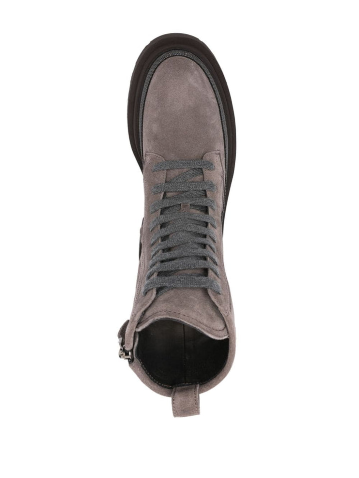 Brunello Cucinelli Boots Brunello Cucinelli Boots Grey Brunello Cucinelli Boots Grey Brand