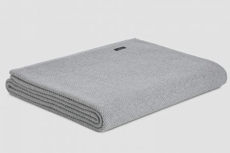 Bemboka Cotton Blankets Super King 220x280 Dove Bemboka Moss Stitch Cotton Blankets  Pre-Shrunk Brand