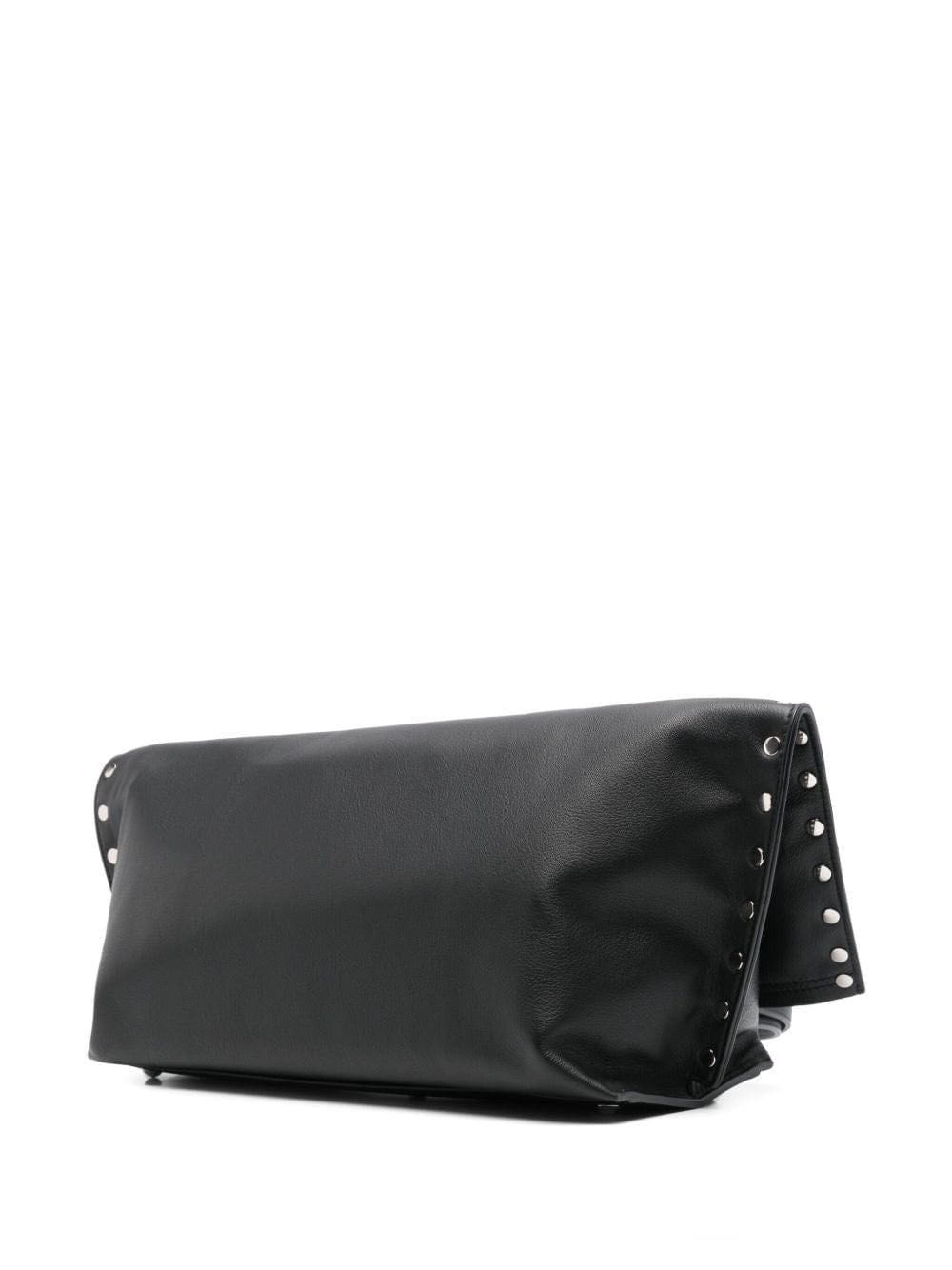 Zanellato Handbag UNI Zanellato Bag Foldover Top Zanellato Bag Foldover Top Black Italian Leather at Italian Luxury Group Brand