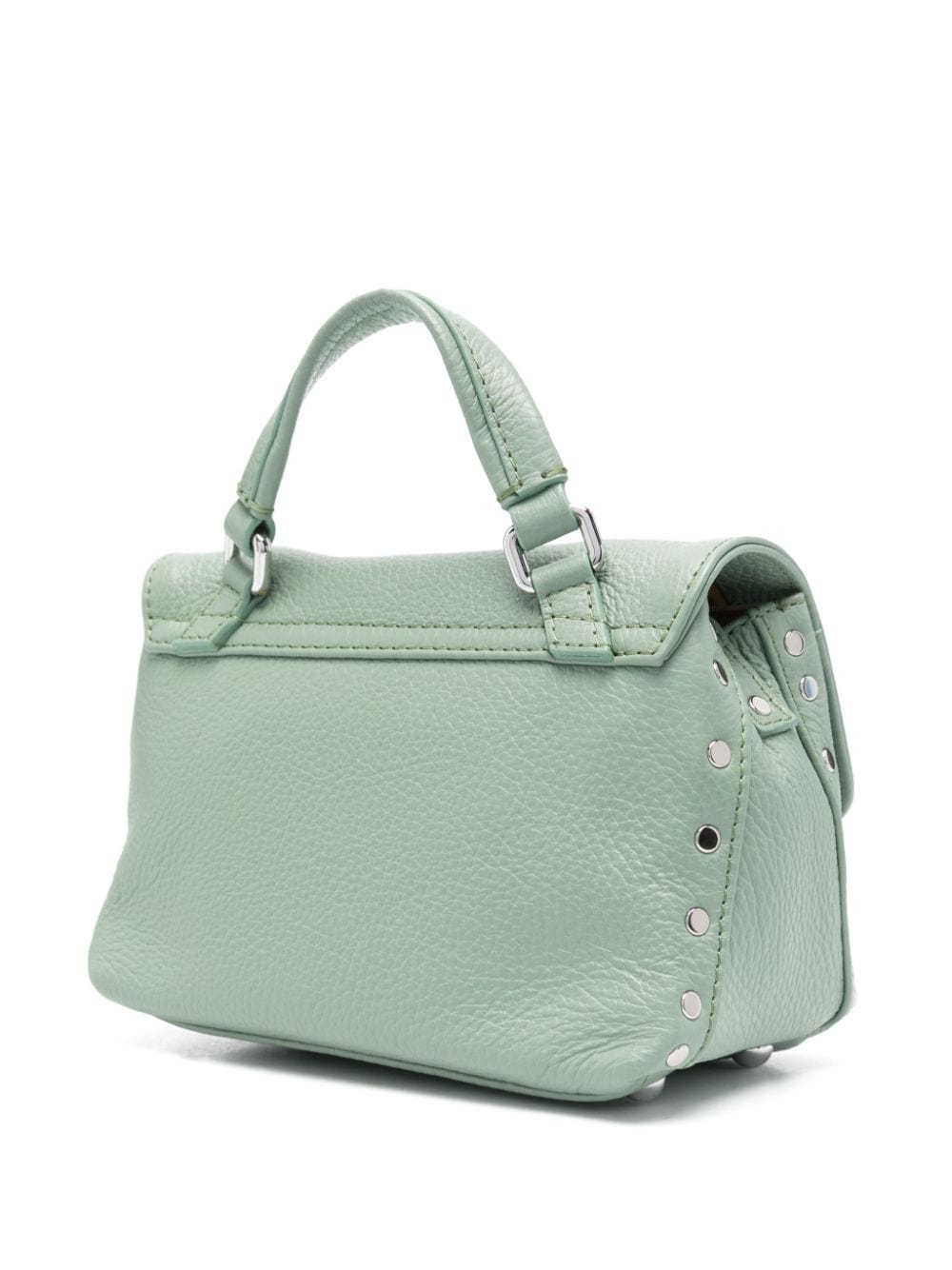 Zanellato Handbag UNI Zanellato Bag Mint Green Twist-lock Zanellato Mint Green Italian Leather Bag  at Italian Luxury Group Brand