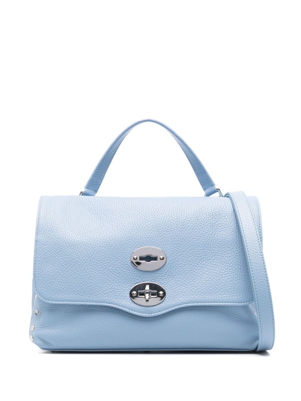 Zanellato Handbag UNI Zanellato Cornflower Blue Handbag Zanellato Cornflower Blue Handbag – Foldover Top with Turn-Clasp Brand