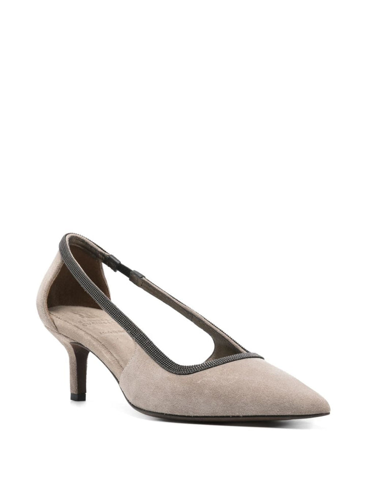 Brunello Cucinelli High Heel Brunello Cucinelli With Heel Grey Brunello Cucinelli With Heel Grey Brand