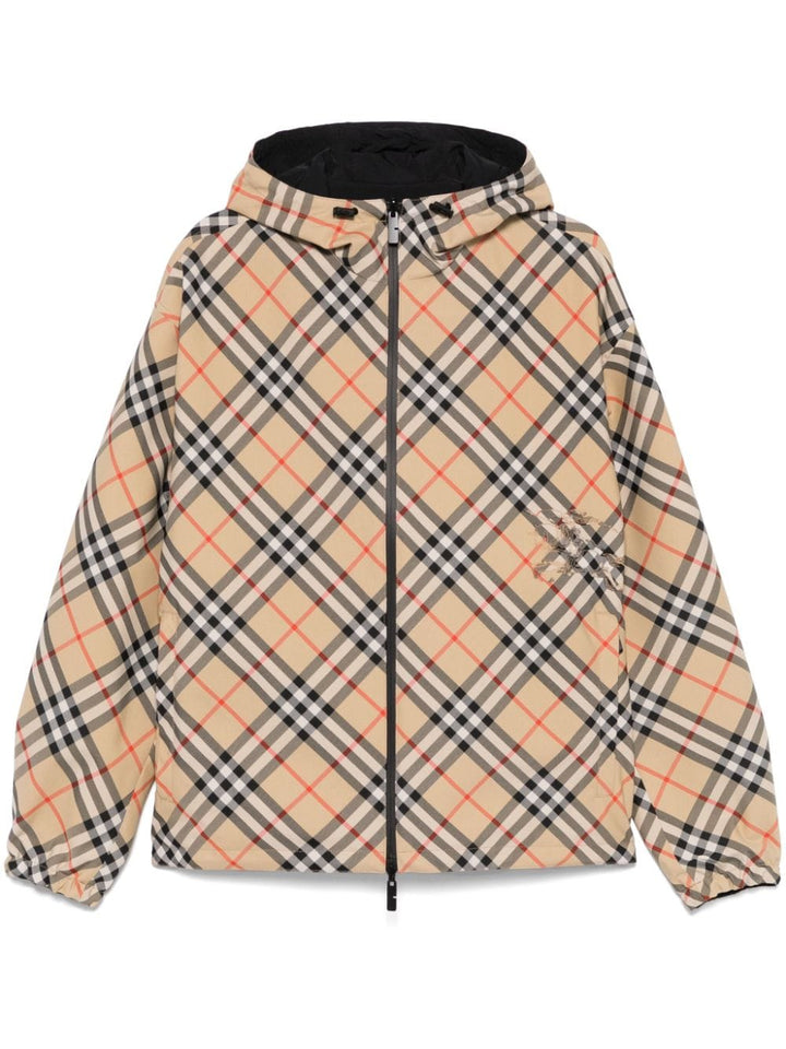 Burberry Jackets Burberry Jackets Beige Light beige jacket with drawstring hood and two-way zip fastening.   Brand