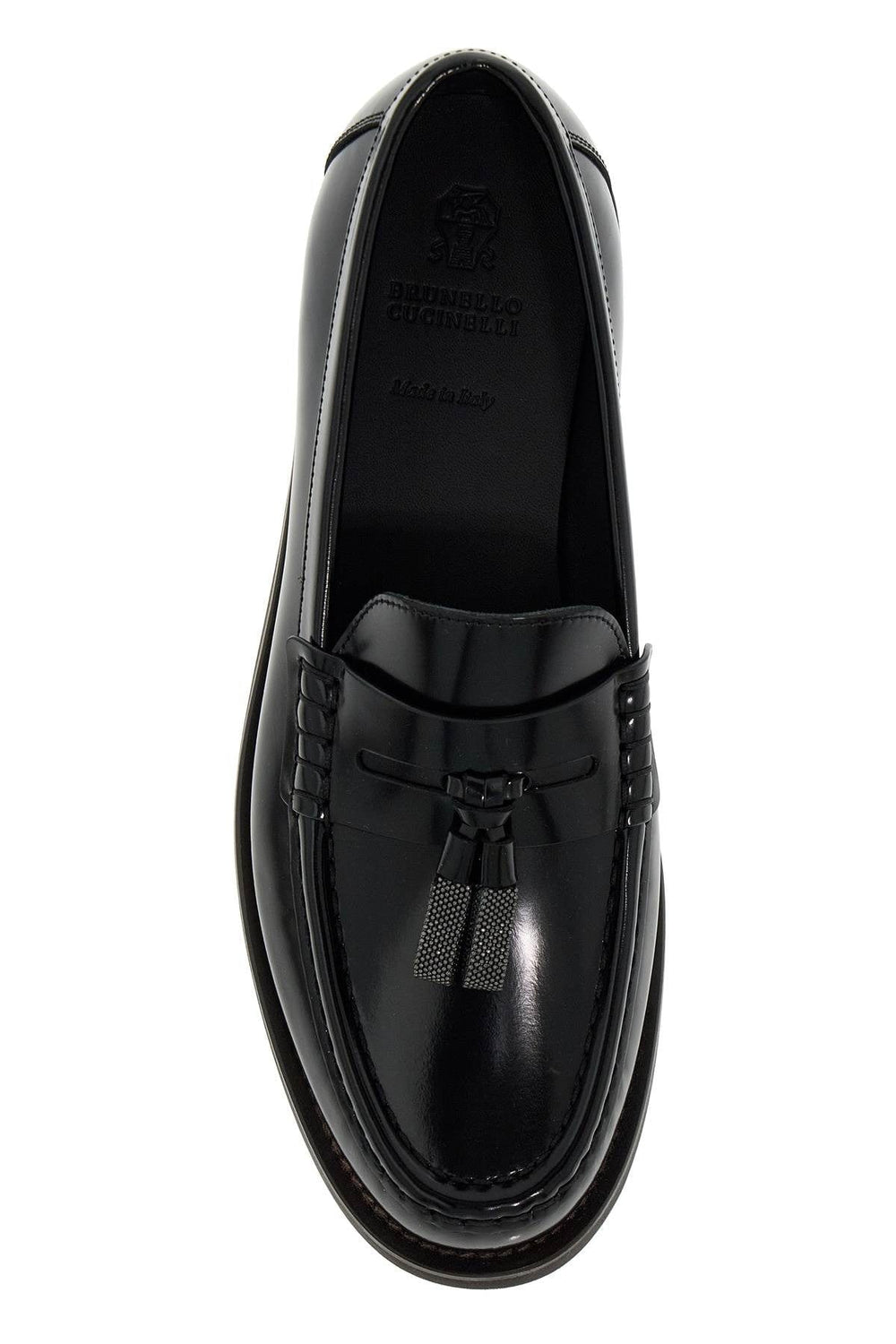 Brunello Cucinelli Loafers 39 Brunello Cucinelli minimal shiny tassel calfskin lo Brunello Cucinelli minimal shiny tassel calfskin lo Brand