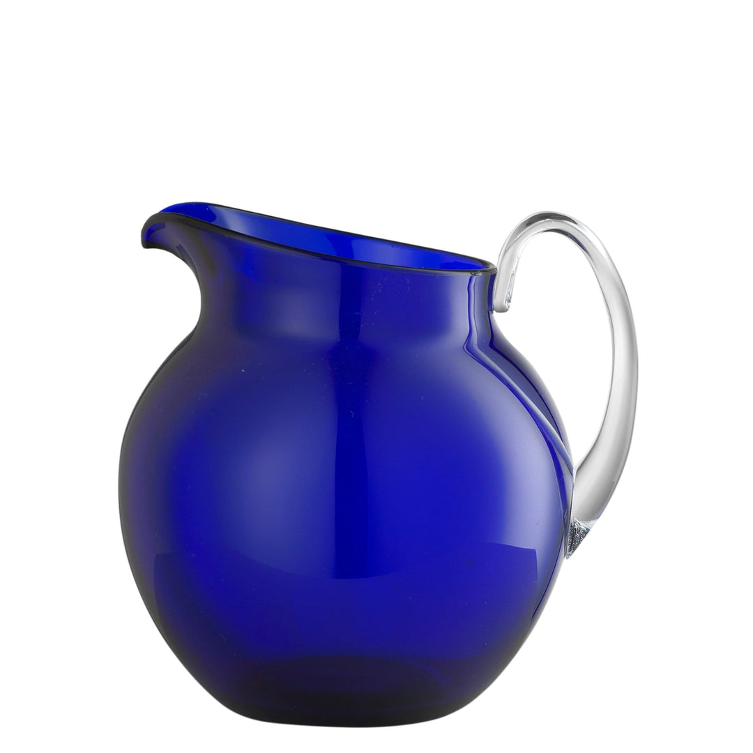 Mario Luca Giusti Palla Transparent Acrylic Pitcher in Blue or