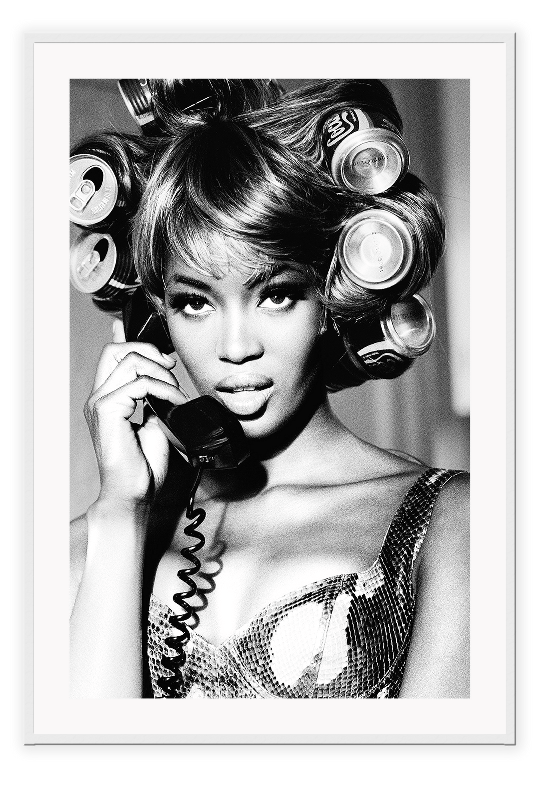 Canvas Print 50x70cm / White Naomi Naomi Wall Art : Ready to hang framed artwork. Brand