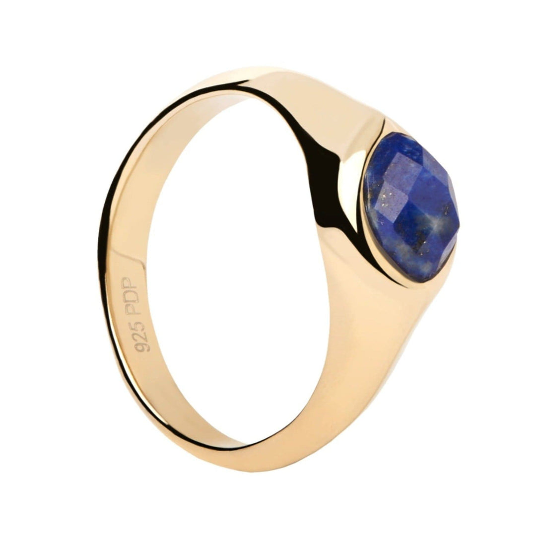 PDPaola Rings 10 PDPaola Nomad Lapis Lazuli Stamp Ring Brand