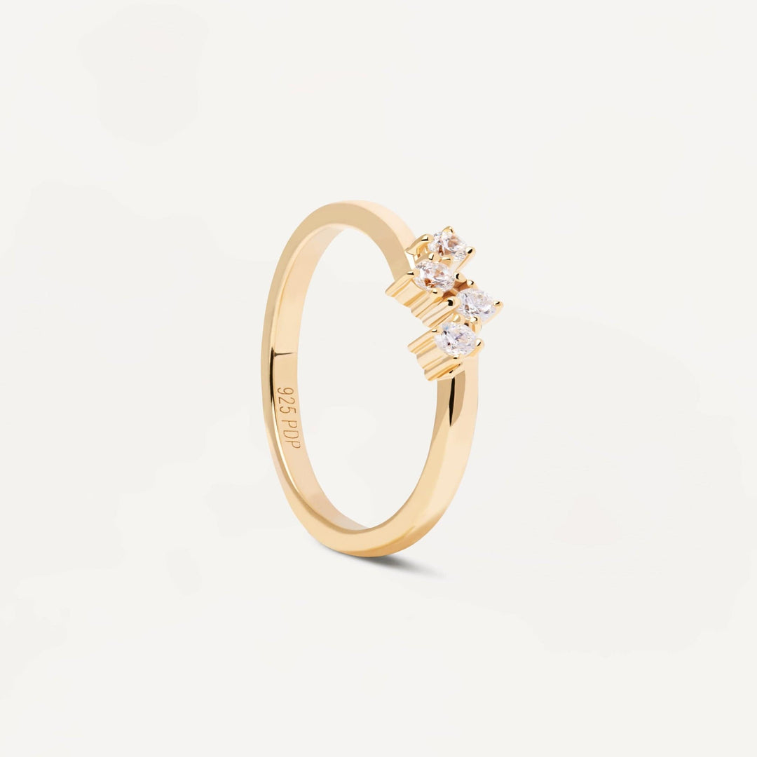 PDPaola Rings PDPaola Quatre Gold Ring Brand