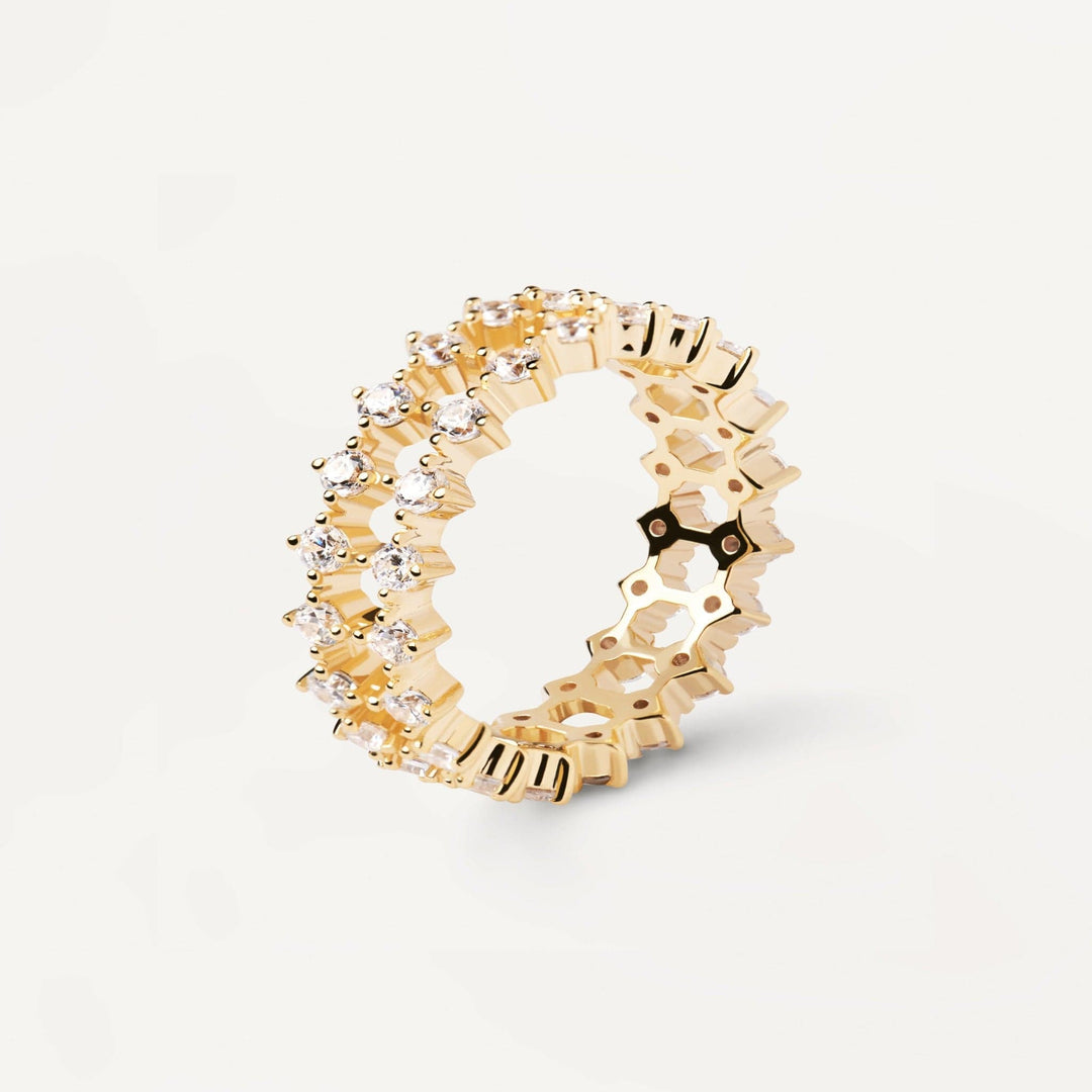 PDPaola Rings PDPaola Slim Dumbo Gold Ring Brand