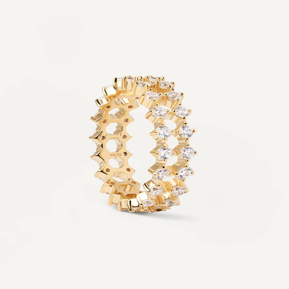 PDPaola Rings PDPaola Slim Dumbo Gold Ring Brand