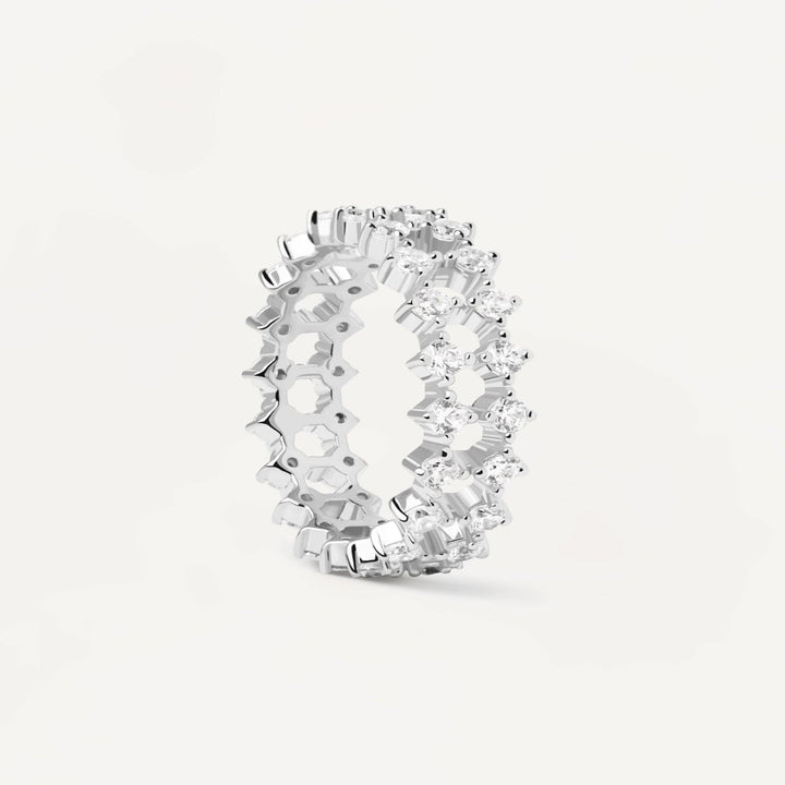 PDPaola Rings PDPaola Slim Dumbo Silver Ring Brand