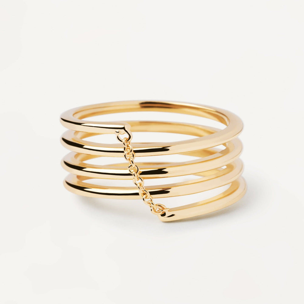 PDPaola Rings PDPaola Spring Gold Ring Brand