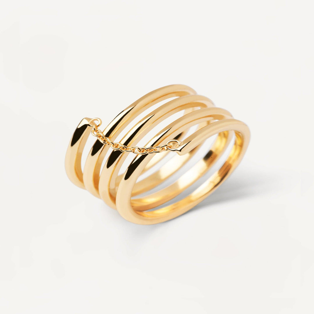 PDPaola Rings PDPaola Spring Gold Ring Brand