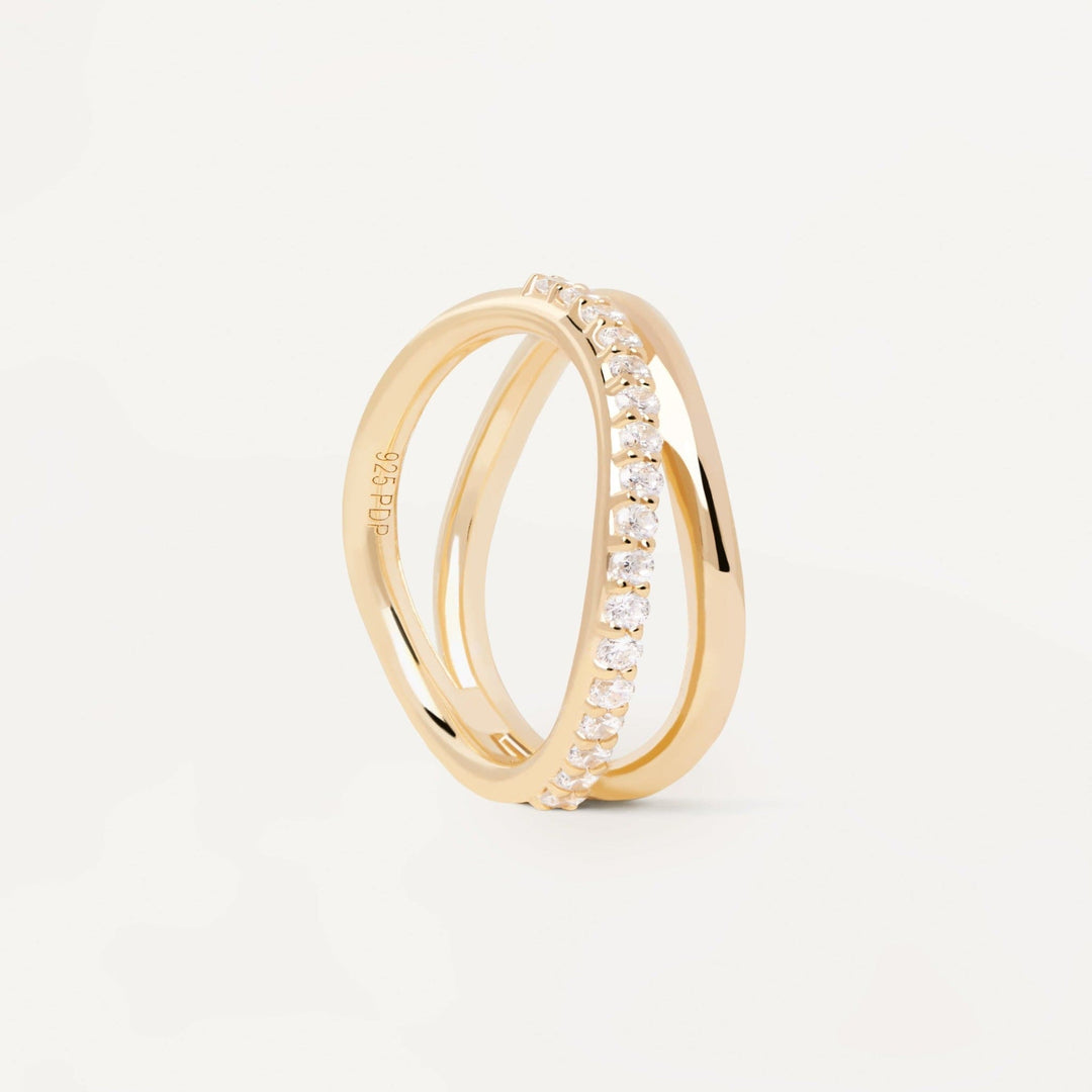 PDPaola Rings PDPaola Twister Gold Ring Brand