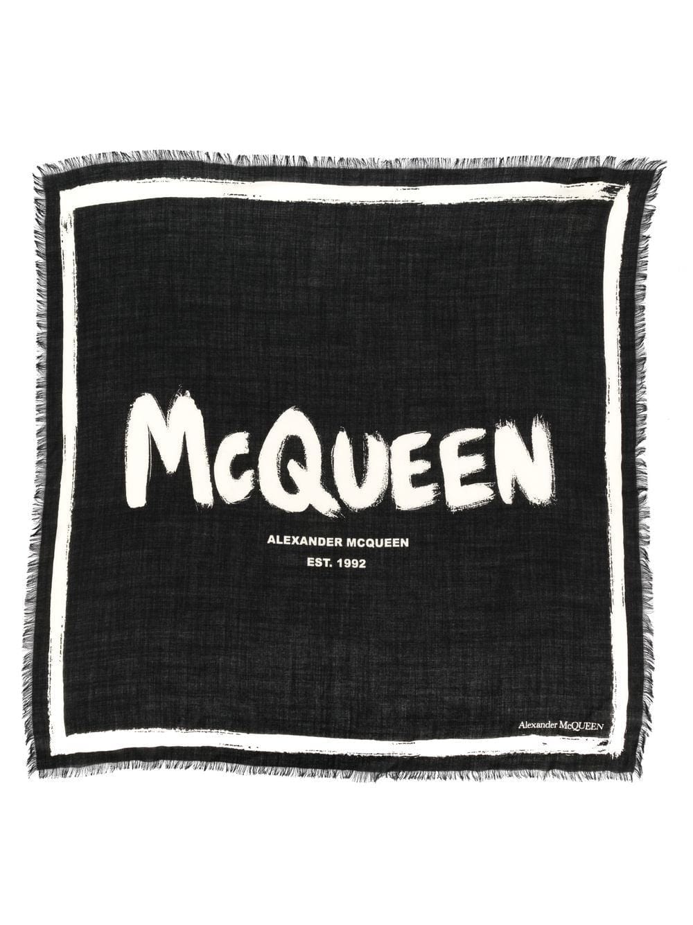 Alexander Mcqueen Scarves Hats & Gloves UNI Alexander McQueen Scarfs Black Alexander McQueen Scarfs Black Brand