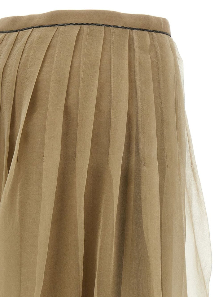 Brunello Cucinelli Skirts Brunello Cucinelli Skirts Beige Brunello Cucinelli Skirts Beige Brand