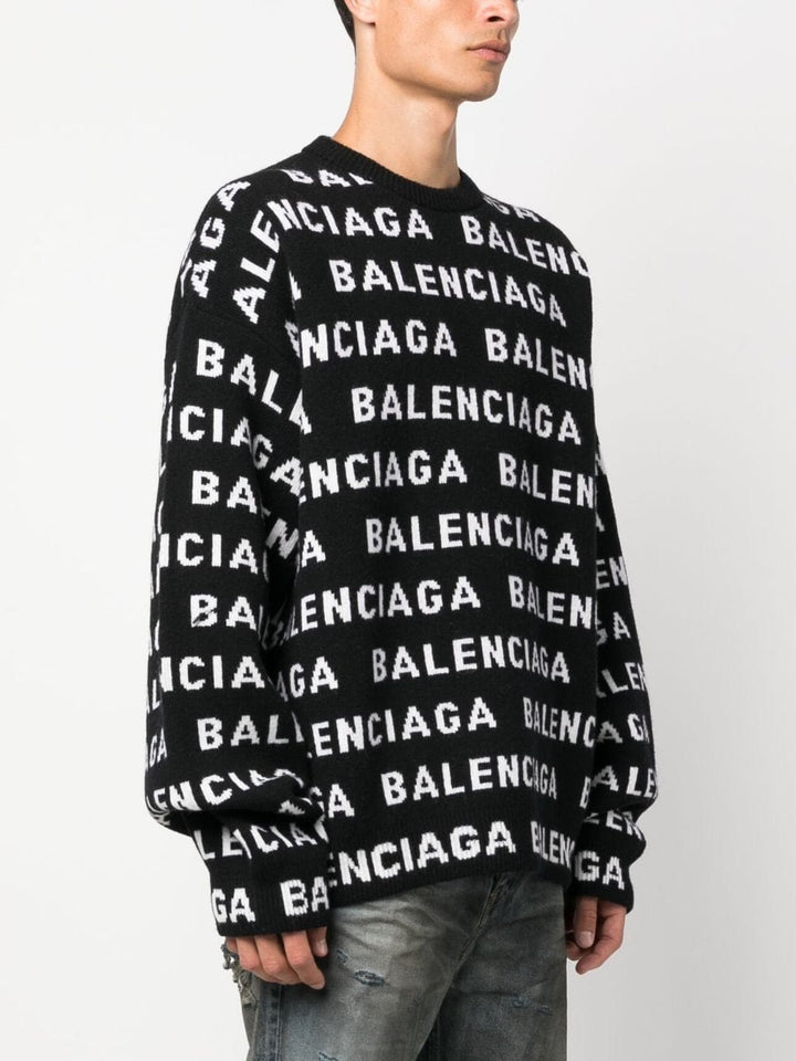 Balenciaga Topwear S Balenciaga Sweaters Black Balenciaga Sweaters Black Brand