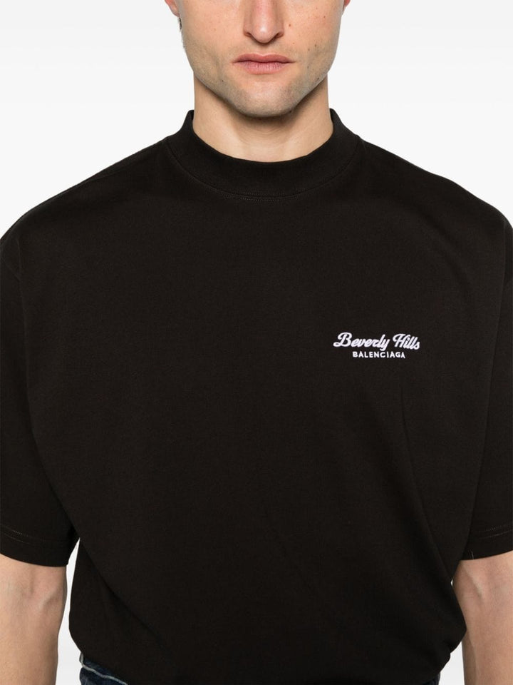 Balenciaga Topwear Balenciaga T-shirts and Polos Black Balenciaga T-shirts and Polos Black Brand