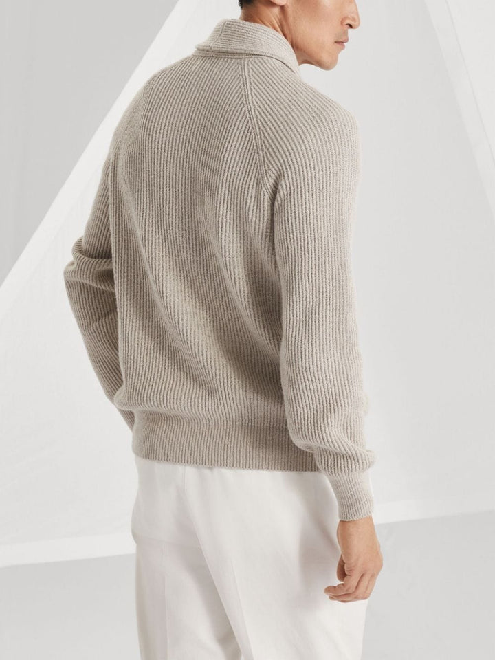 Brunello Cucinelli Topwear Brunello Cucinelli Sweaters Beige Brunello Cucinelli Sweaters Beige Brand