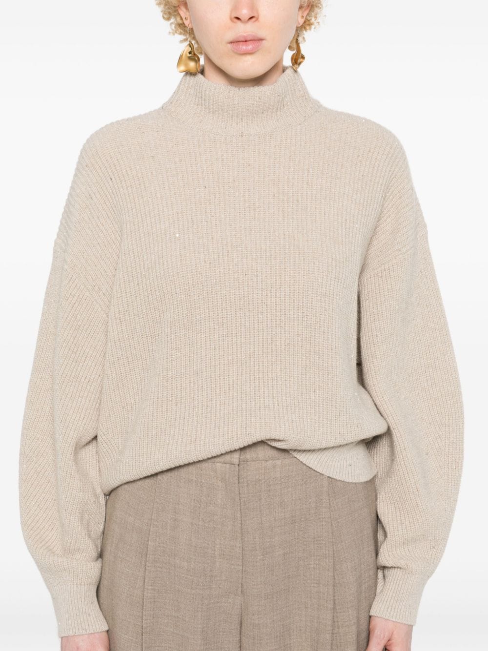 Brunello Cucinelli Topwear M Brunello Cucinelli Sweaters Beige Brunello Cucinelli Sweaters Beige Brand