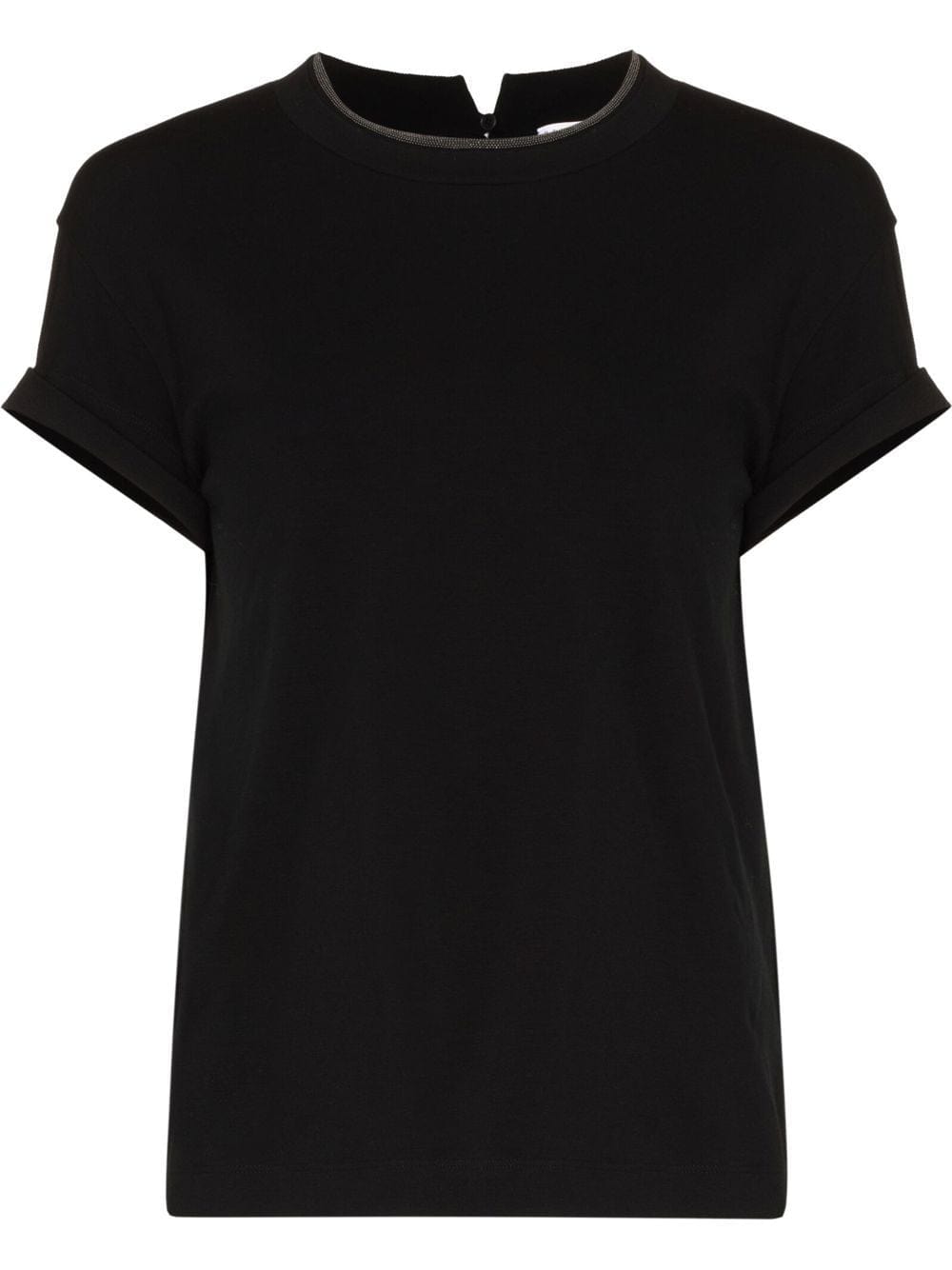 Brunello Cucinelli Topwear Brunello Cucinelli T-shirts and Polos Black Brunello Cucinelli T-shirts and Polos Black Brand