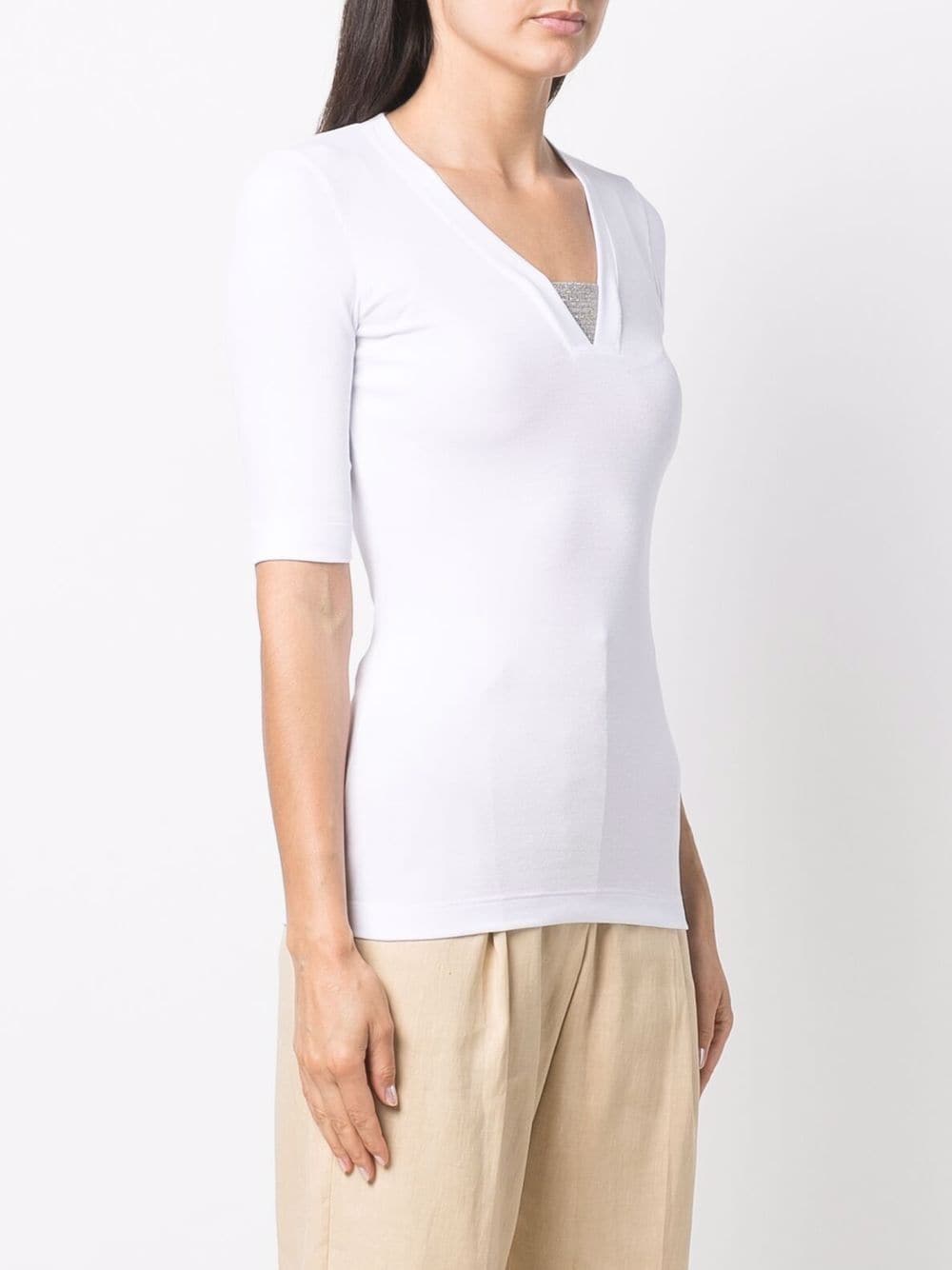 Brunello Cucinelli Topwear Brunello Cucinelli Top White Brunello Cucinelli Top White Brand