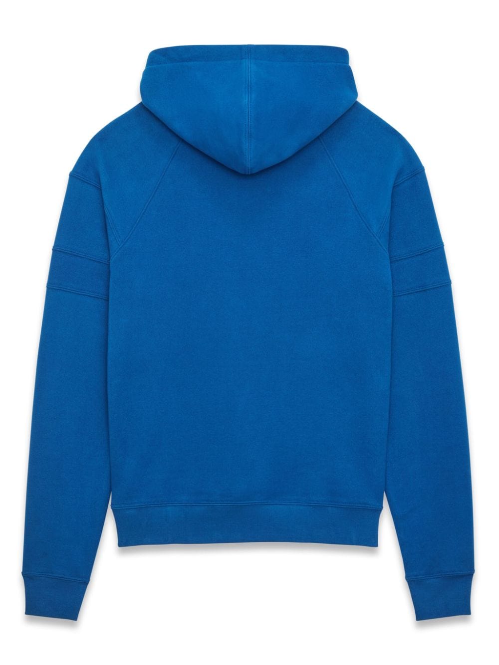 Saint Laurent Topwear L Saint Laurent Cobalt Blue Cotton Hoodie Saint Laurent Cobalt Blue Logo-Embroidered Cotton Hoodie Brand