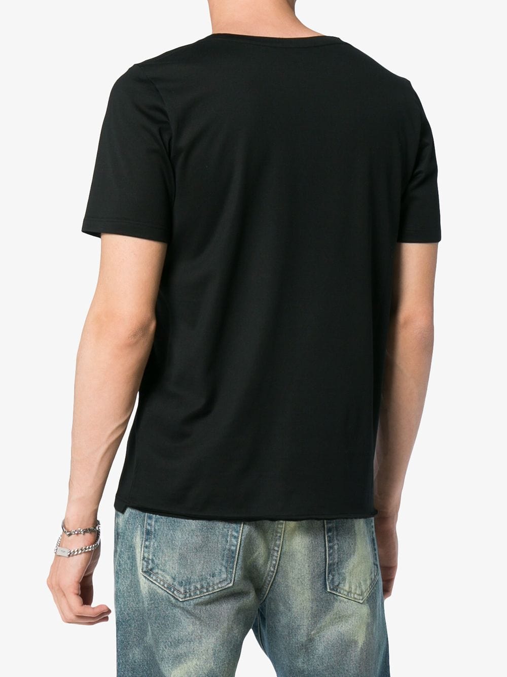 Saint Laurent Topwear Saint Laurent T-shirts and Polos Black Saint Laurent T-shirts and Polos Black at Italian Luxury Group Brand