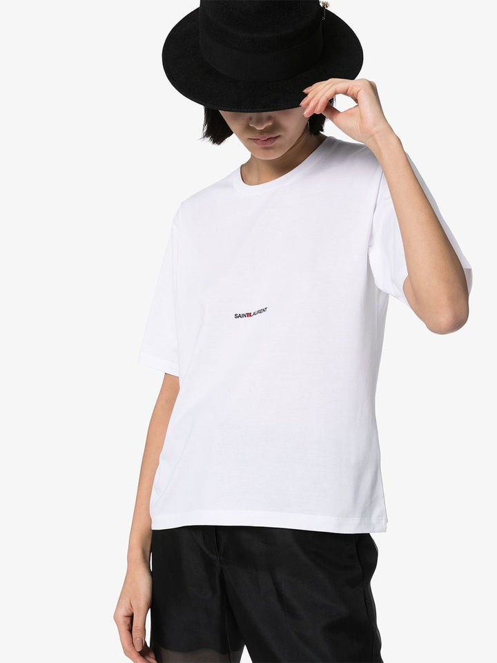 Saint Laurent Topwear L Saint Laurent  T-shirts and Polos White Saint Laurent  T-shirts and Polos White at Italian Luxury Group Brand