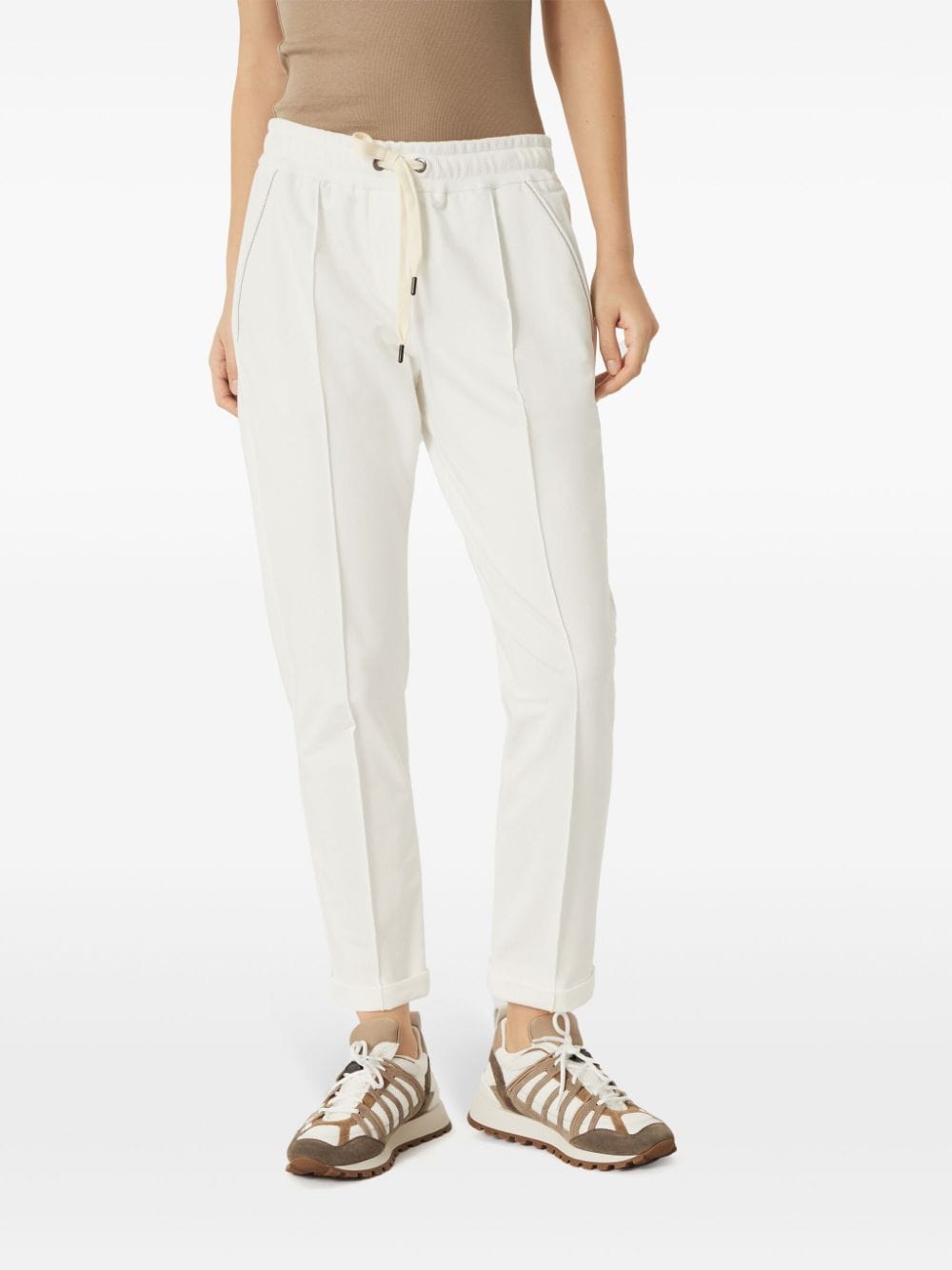 Brunello Cucinelli Trousers Brunello Cucinelli Trousers White Brunello Cucinelli Trousers White Brand