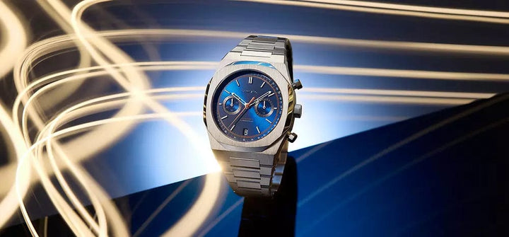 D1 Milano Watch D1 Milano Royal Blue Cronografo Watch Brand