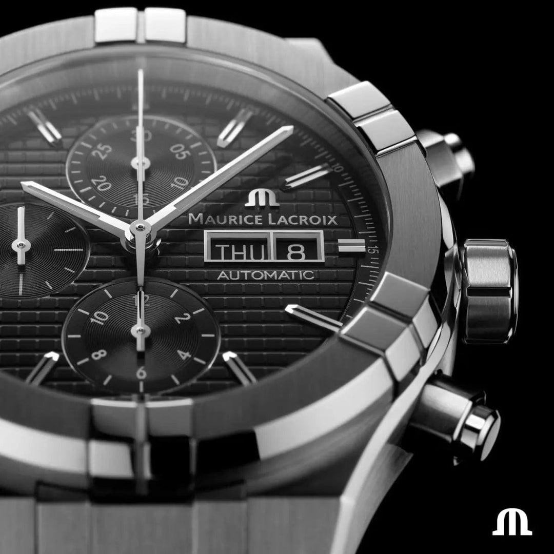 Maurice lacroix quartz discount chronograph