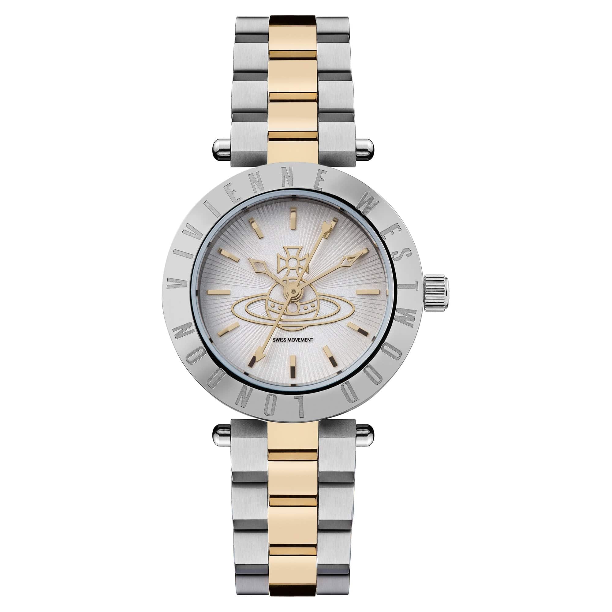 Vivienne westwood gold and best sale silver watch