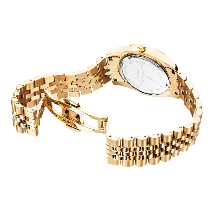 Jacques du Manoir Watch Jacques du Manoir Swiss-Made Inspiration Glamour 34mm Women's Gold Luxury Watch Brand